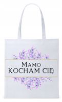 Dla Mamy Mamusi Prezent Torba Eco Biała Shopper Z Nadrukiem Ze Zdjęciem