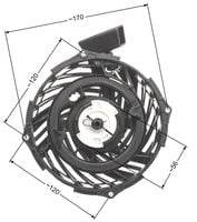 Rozrusznik B&S 450E 500E 550E 575E 593959 591139 590588 NZ546