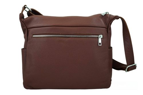 Codzienna i praktyczna torebka na ramię - Brązowa na Arena.pl