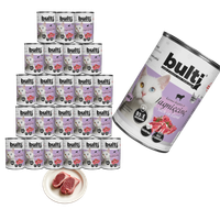 KARMA MOKRA DLA KOTA BULTI Puszka mielonka z jagnięciną ZESTAW 24x400g