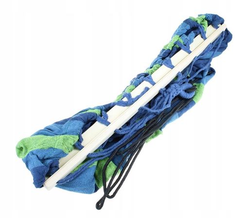 DUŻY HAMAK OGRODOWY NA STELAŻU 2-OSOBOWY WISZĄCY BUJAK HUŚTAWKA + POKROWIEC na Arena.pl