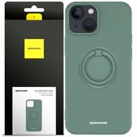 ETUI MATOWE DO IPHONE 13 MINI SPACECASE SILICONE RING SILIKONOWE + SZKŁO