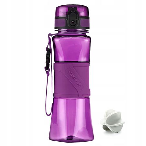 BUTELKA NA WODĘ SPORTOWA 550ML SHAKER DO BIAŁKA DO ODŻYWEK TRITAN FIOLETOWY na Arena.pl