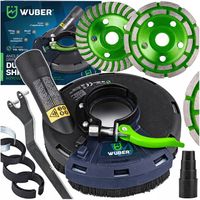 OSŁONA PRZECIWPYŁOWA ODSYSAJĄCA DO SZLIFIERKI KĄTOWEJ 115-125MM + 2