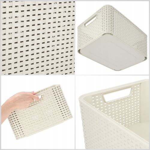 Curver Koszyk Pojemnik Do Przechowywania Kremowy na Arena.pl