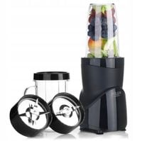 2X BLENDER KIELICHOWY DO SMOOTHIE do koktajli 1200W + 4 butelki kubki bidon