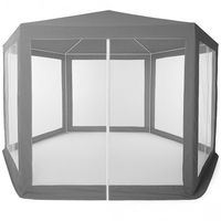 NAMIOT PAVILONOWY MULTIGARDEN SZARY 2X2X2 WODOSZCZELNY