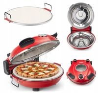 PIEC DO PIZZY PIECYK KAMIEŃ 420°C PRZENOŚNY 1200W PIZZA MOCNA SZYBA COIL