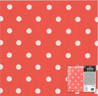 Serwetki Czerwone w kropki 10szt na przyjęcia Urodzinowe 33x33cm