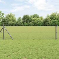 Ogrodzenie heksagonalne Szary 0,8 x 50 m PVC