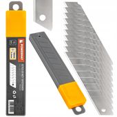 OSTRZA WYMIENNE 10 SZT. WKŁADY ZAPASOWE ŁAMANE DO NOŻA TAPICERSKIEGO ZAPAS