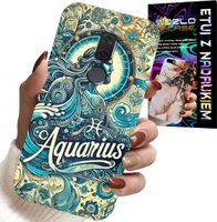 ETUI DO HUAWEI MATE 10 LITE - ZNAK ZODIAKU, WODNIK, ASTRONOMIA PLECKI