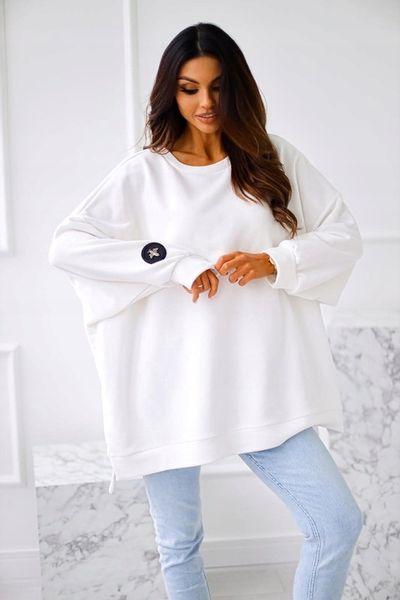 Bluza mucha oversize biała Me Gusta zdjęcie 2