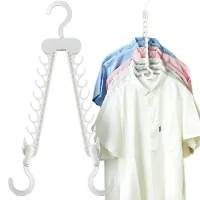 Wieszak do szafy składany organizer na ubrania 16 miejsc haczyków