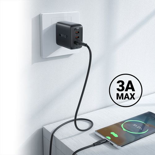 Kabel przewód do telefonu USB - USB-C 3A 1.2m biały na Arena.pl