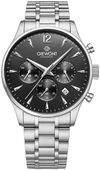 zegarek męski giewont chronograph sapphire srebrny gw6310-b2