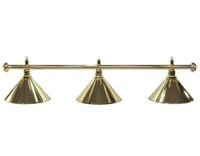Lampa bilardowa Elegance 3 klosze złote