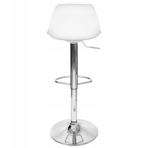 Hoker Krzesło Barowe Obrotowe Ekoskóra Regulowane Tapicerowane na Arena.pl