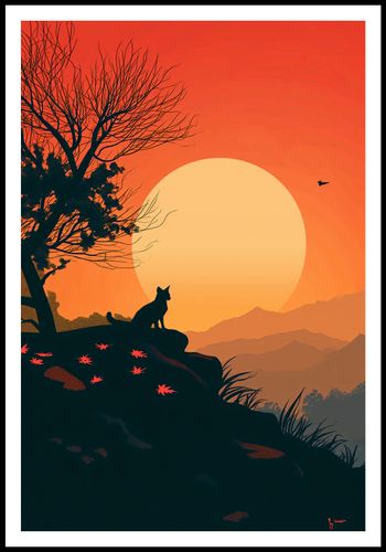 Plakat 67,5x100cm Kocie Wzgórze na Arena.pl