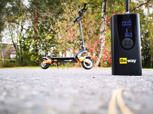 POMPKA ELEKTRYCZNA NAJMOCNIEJSZA 9000 mAh 150psi BEWAY DO ROWERU ROWEROWA na Arena.pl