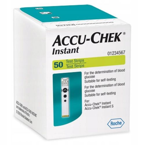 ACCU-CHEK INSTANT 50 sztuk Paski testowe DO POMIARU POZ. GLUKOZY WE KRWI na Arena.pl