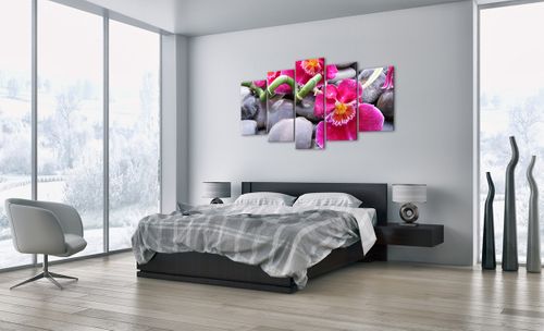 Obraz Na Płótnie - Storczyk Kamień - 160X85 Cm - Ea160X85-0465 na Arena.pl
