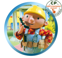 Opłatek na tort Bob Budowniczy