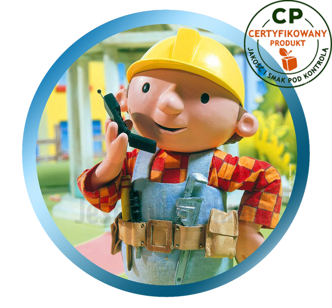 Opłatek na tort Bob Budowniczy zdjęcie 1