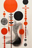 Plakat 67,5x100cm Kontrastowy Kosmos