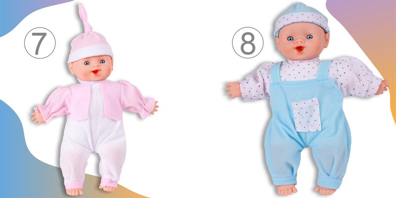 Lalka bobas ze smoczkiem 26 cm zdjęcie 9