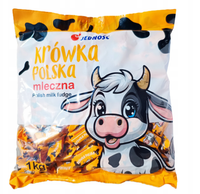 JEDNOŚĆ KRÓWKA POLSKA MLECZNA 1KG LUZ