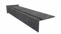Płytki schodowe z żyłką stopnice SZARY GRAFIT 120x30 - podstopień + cokół