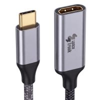 Adapter przejściówka USB-C na HDMI 8K kabel 20 cm Plug&Play Spacetronik