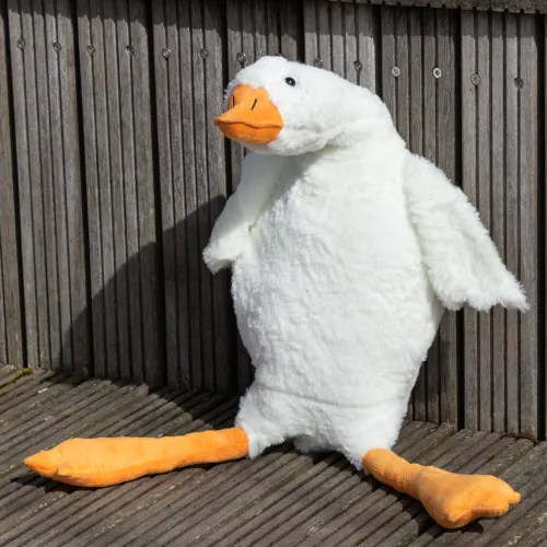 Duża Grzejąca Gęś XXL - Miękka Ciepła Poduszka 90 cm na Arena.pl