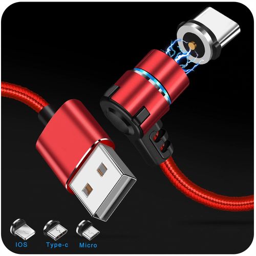 KABEL MAGNETYCZNY 3w1 DO IPHONE MICRO USB TYP-C na Arena.pl