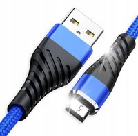 Kabel niktrade USB - microUSB typ B 0,8 m czarny