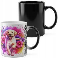 KUBEK MAGICZNY 330ML DRUK - PIES PSY PIESEK RASA LABRADOR RETRIEVER