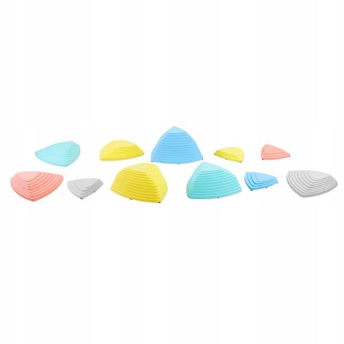 Kolorowe kamienie balansujące dla dzieci – zestaw 11 sztuk do zabawy na Arena.pl