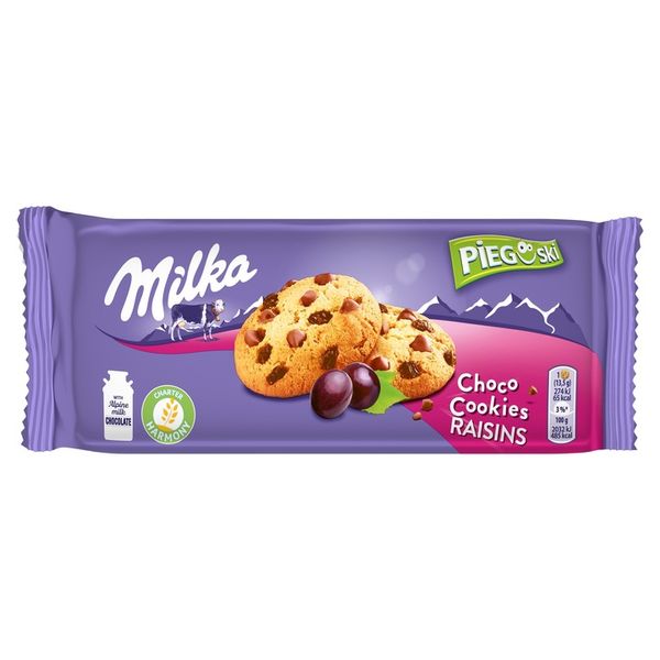 9x Milka Pieguski Choco Cookie Raisins 135 zdjęcie 4