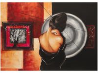 50X70CM SAO CHANG OBRAZ POKOJU DREWNINE