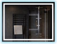 LUSTRO LED 80x60 ŁAZIENKOWE PODŚWIETLANE GOTOWE DO MONTAŻU AFRODYTA