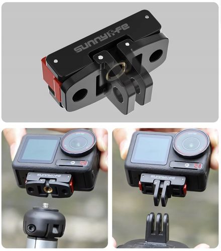 Mocowanie Uchwyt do Szybkiego Montażu 1/4 Cala do DJI Action 2 3 4 / 5 na Arena.pl