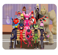 Podkładka pod myszkę Biedronka i Czarny Kot