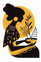 Plakat 30x45cm Kobieta i Natura