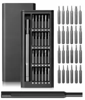 Zestaw precyzyjnych śrubokrętów 25w1 torx wkrętaki magnetyczne bity + etui
