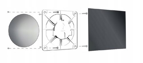 PANEL DO WENTYLATORA DRIM PLEXI SZARY - RX 01-164 na Arena.pl
