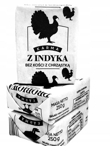 10 KG MIĘSO MROŻONE DLA PSA Z INDYKA BEZ KOŚCI INDYCZE BARF KARMA INDYK na Arena.pl