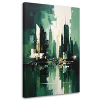 Obraz do salonu sypialni biura, Wieżowce Miasto Architektura