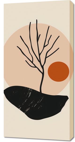 Obraz 50x100cm Nagie Drzewo zdjęcie 1