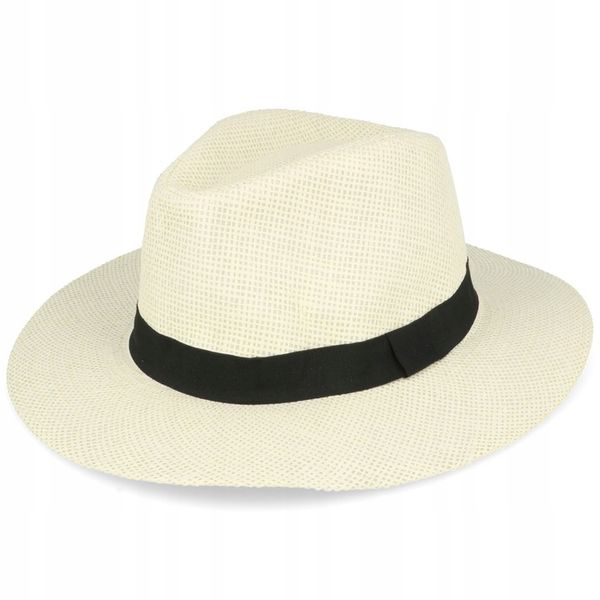 Kapelusz męski słomkowy letni zdjęcie 2